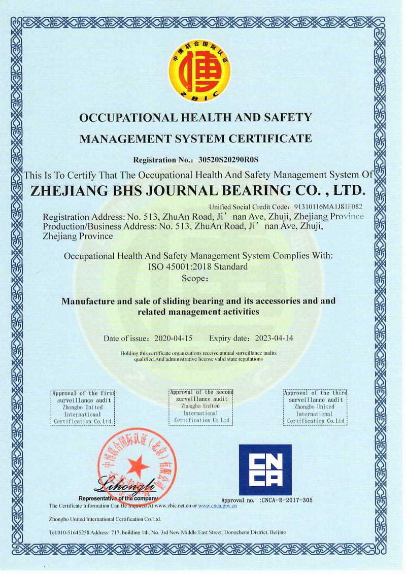 Sijil ISO 45001-20018